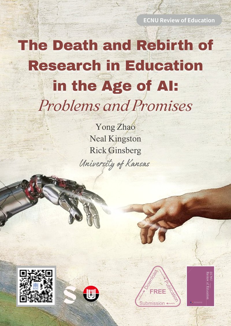 The Death and Rebirth of Research in Education in the Age of AI: Problems and Promises